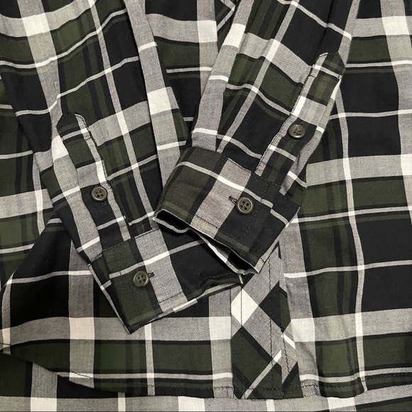 Athleta Sierra Plaid Button Front Top Shirt XS - Picture 10 of 13